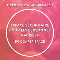 Espace sécuritaire pour les personnes racisées