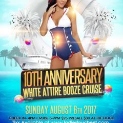 White Attire Lesbian Booze Cruise