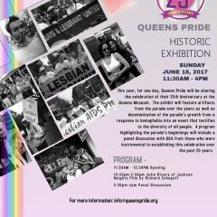 Queens Pride Historic Exhibit