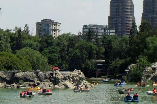 Boating at Chapultepec Lake